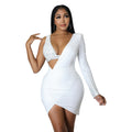 Rhinestone One-Shoulder Dress for Women
