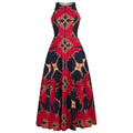Sleeveless Printed Maxi Dress for Women