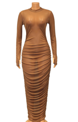 Plus Size Mesh Beach Dress for Women