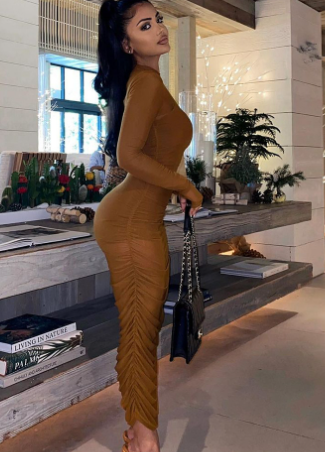 Plus Size Mesh Beach Dress for Women